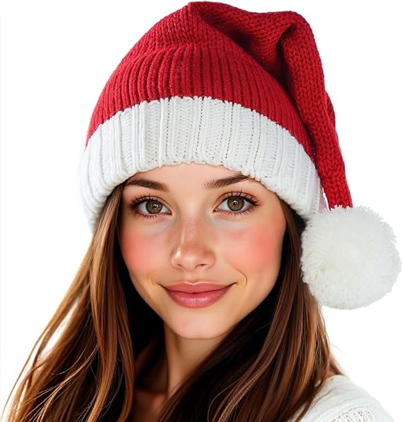 Knitted Santa Hat